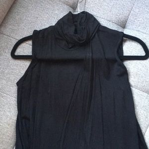 Black turtleneck dress